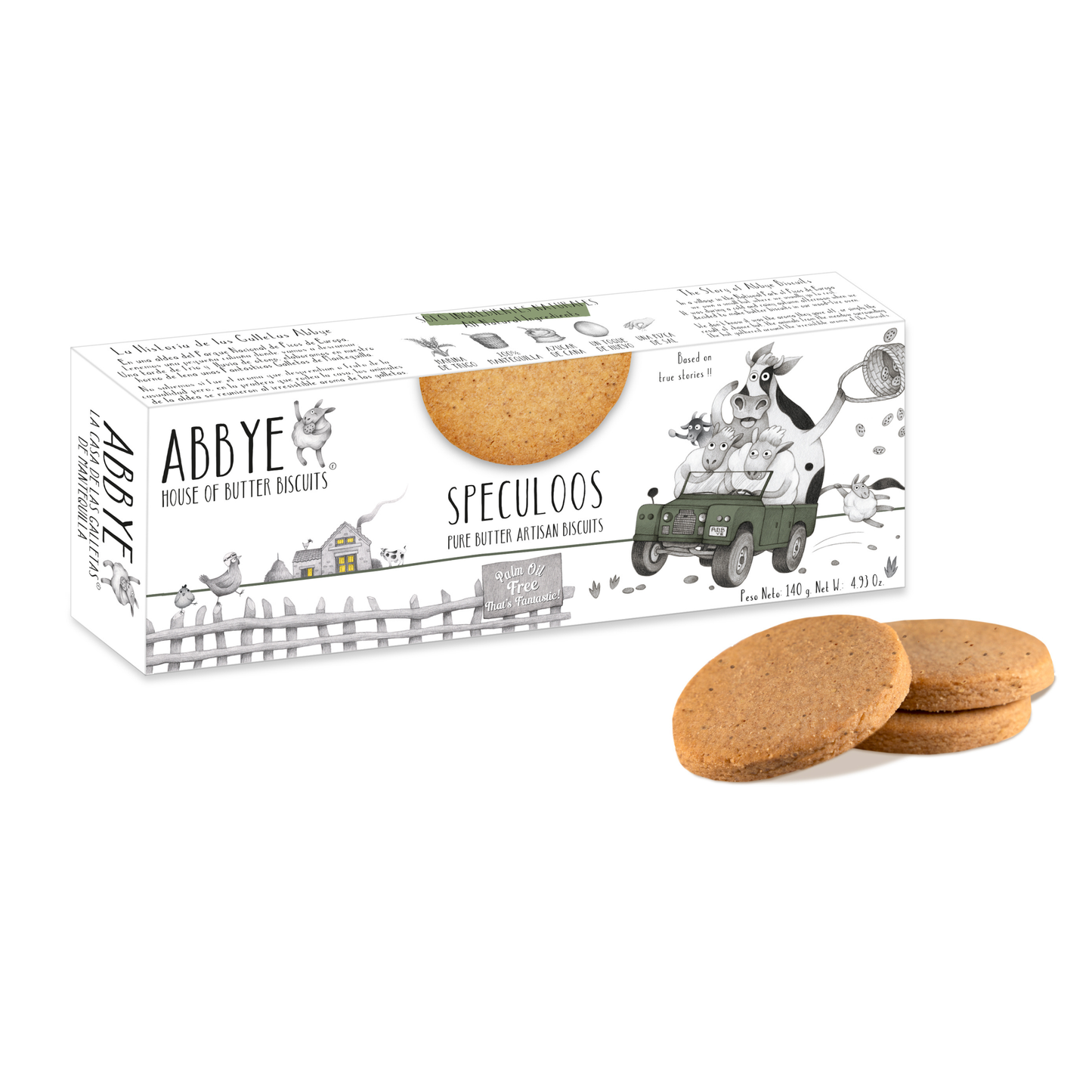 Handcrafter Butter Biscuits with Speculoos - 140gm