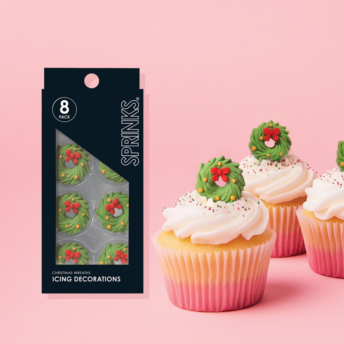 Sprinks Wreath Icing Decoration - 8pcs