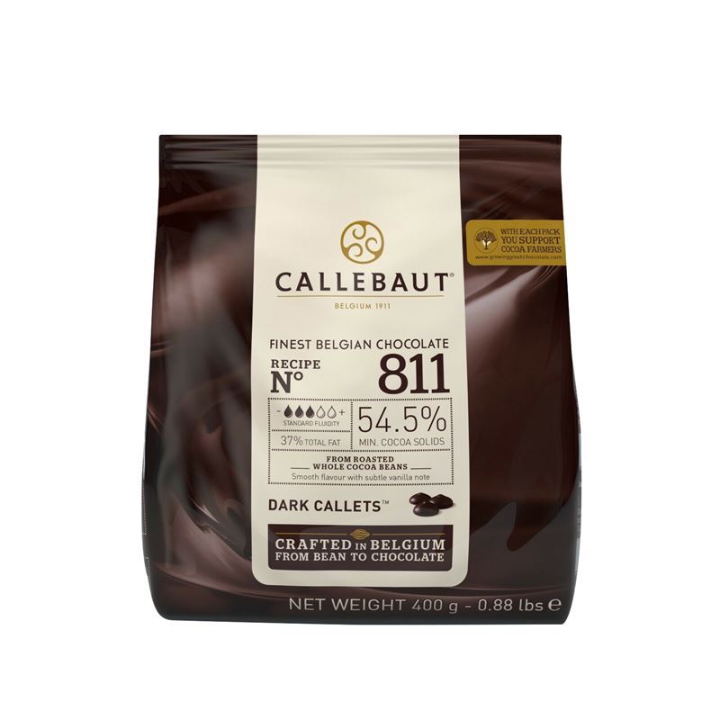 Callebaut 54.5% Dark Chocolate Callets - 400g