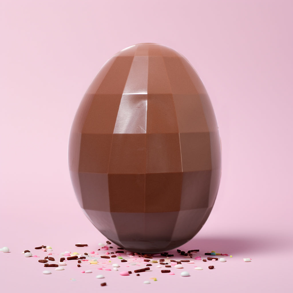 Silicone Mould - Large Faceted Easter Egg