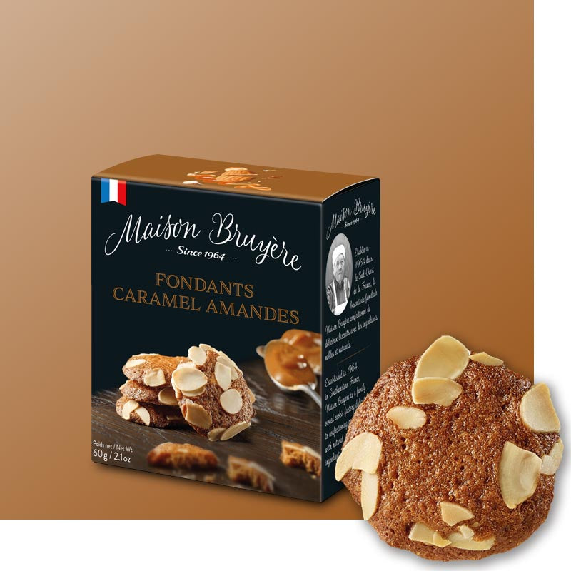Maison Bruyere Caramel Almond Meltaway Cookies - 60gm