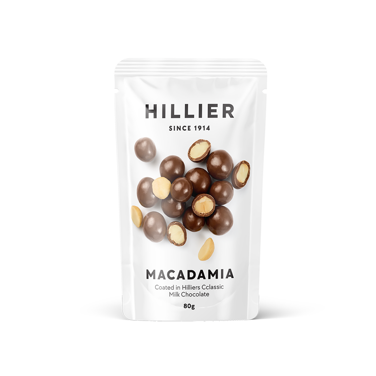 Hillier Milk Chocolate Macadamias - 80gm