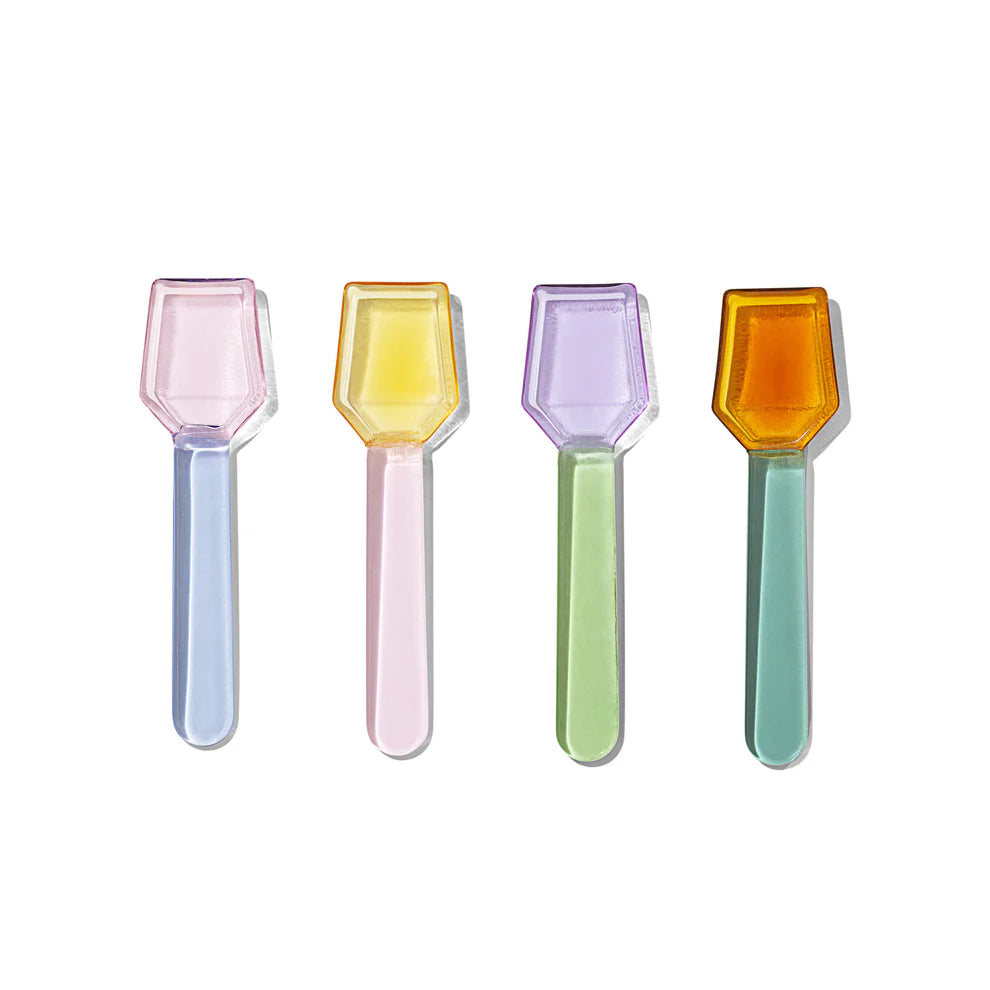 Glass Spoon Set - Multi-Colour