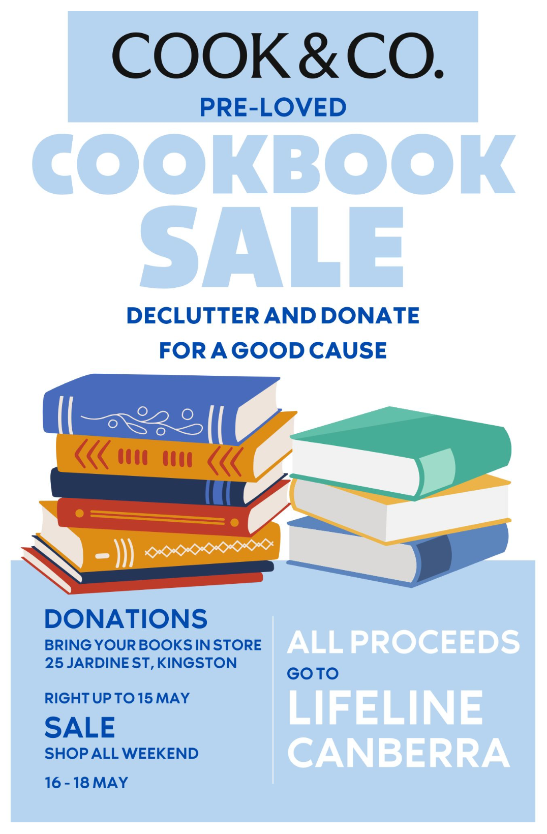 Pre-loved Cookbook Sale