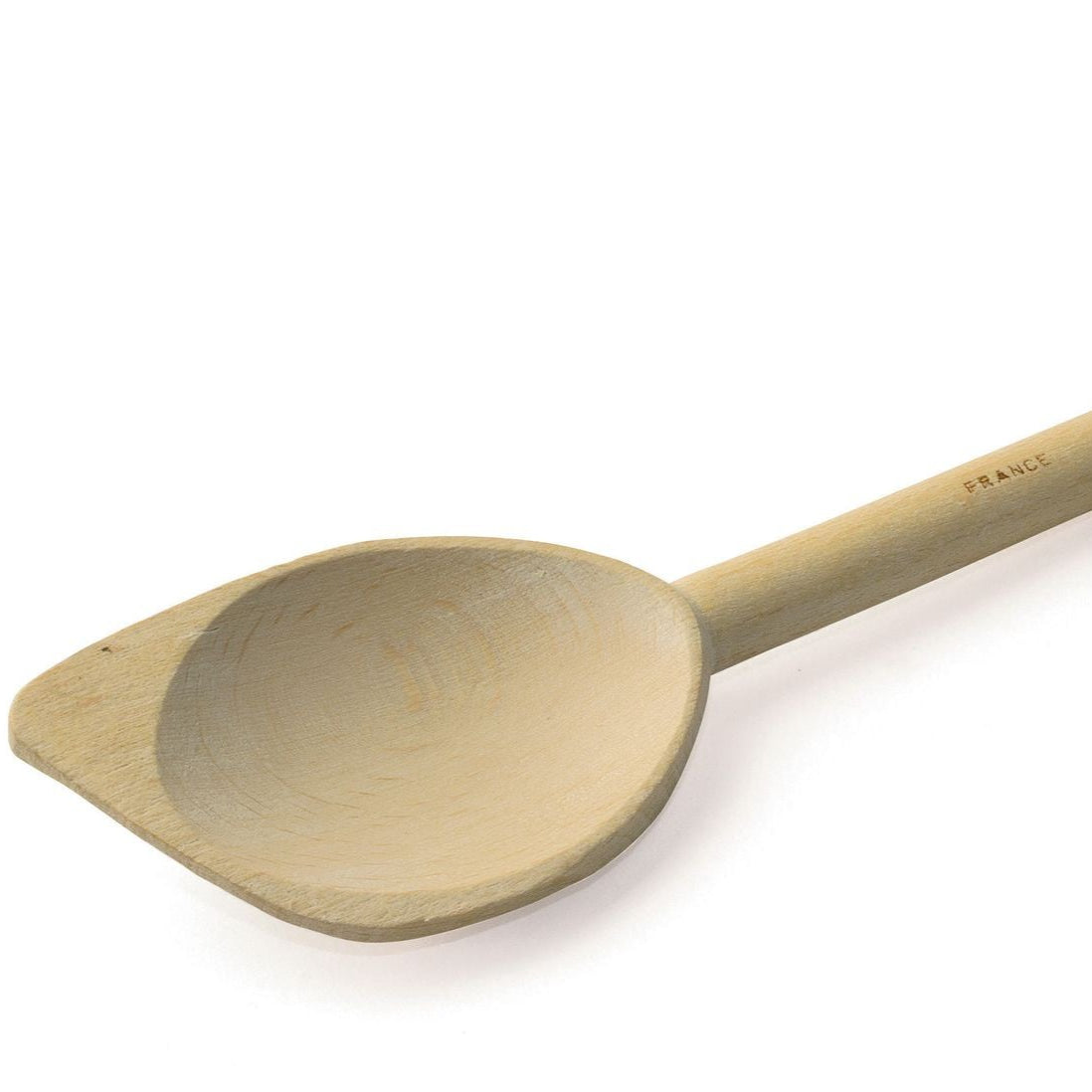 WOODEN POINTED SPOON  - 30CM