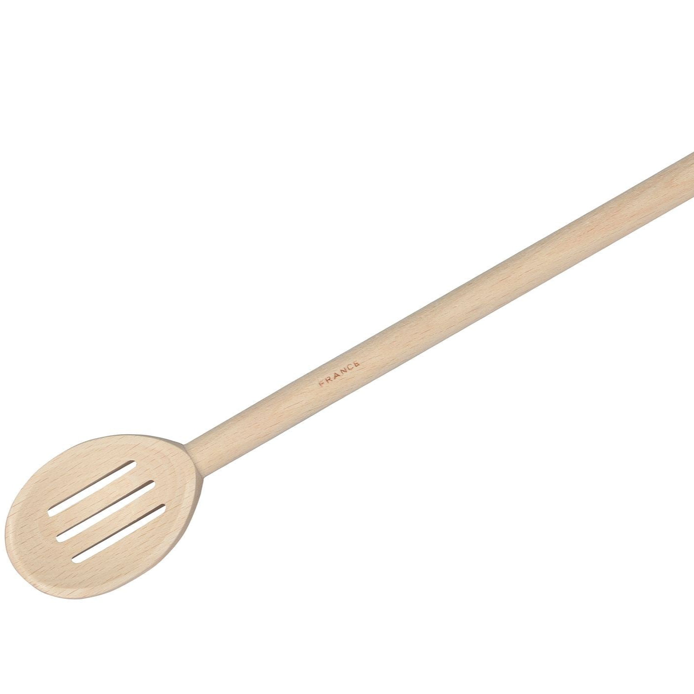 WOODEN SLOTTED SPOON - 30CM