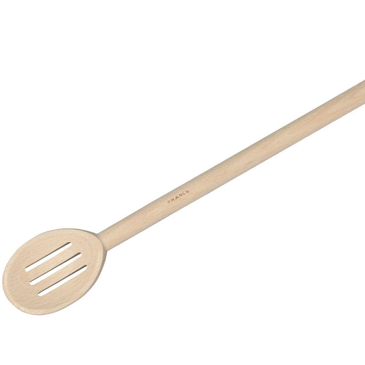 WOODEN SLOTTED SPOON - 30CM