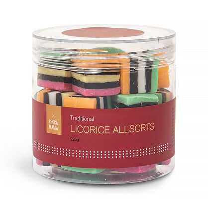 Festive Licorice Allsorts Jar - 225gm