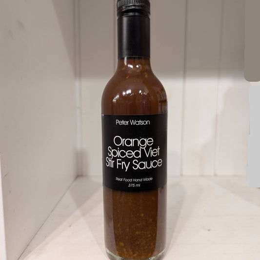 Peter Watson Orange Spiced Stir Fry Sauce - 375ml