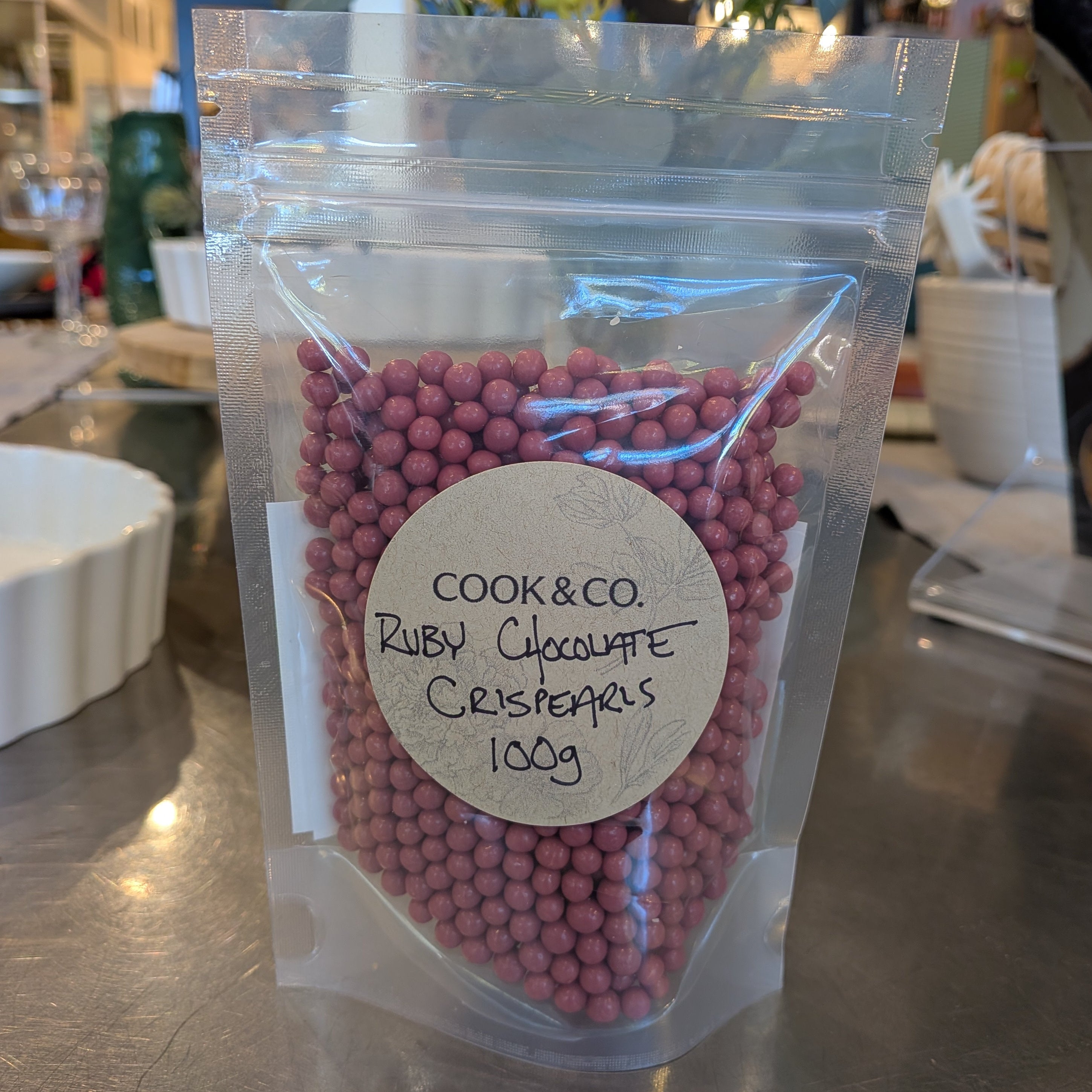 Crispearls, Ruby Chocolate - 100gm – Cook & Co