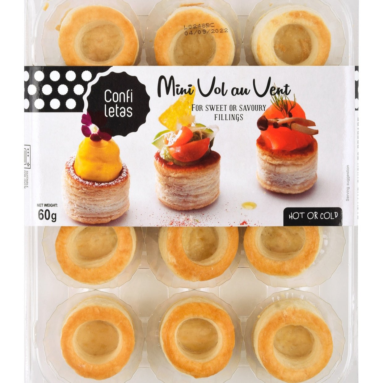 Cookco Confiletas Mini Vol au Vent - 12 pack – Cook & Co