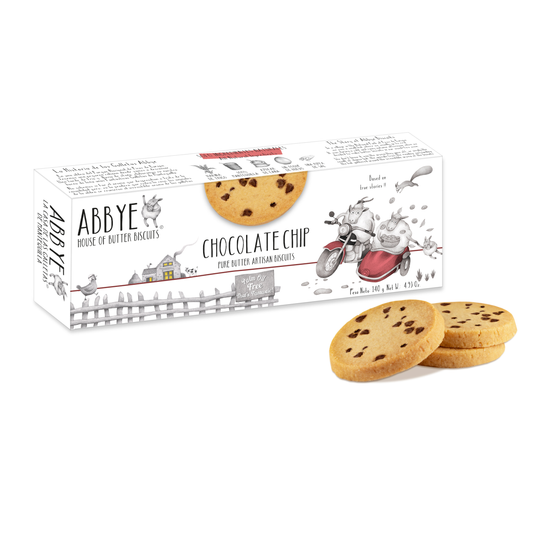 Handcrafter Butter Biscuits with Chocolate - 140gm