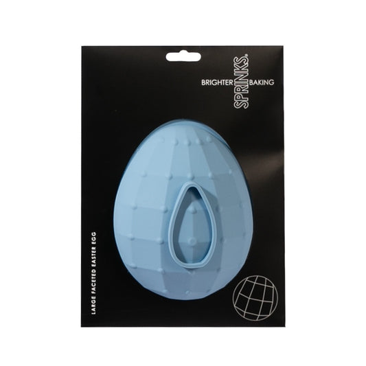 Silicone Mould - Large Faceted Easter Egg
