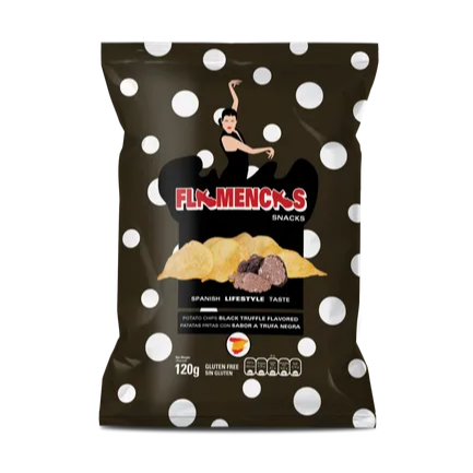 FLAMENCAS BLACK TRUFFLE  CHIPS - 120GM