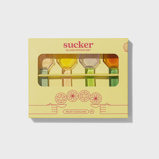 Glass Spoon Set - Multi-Colour