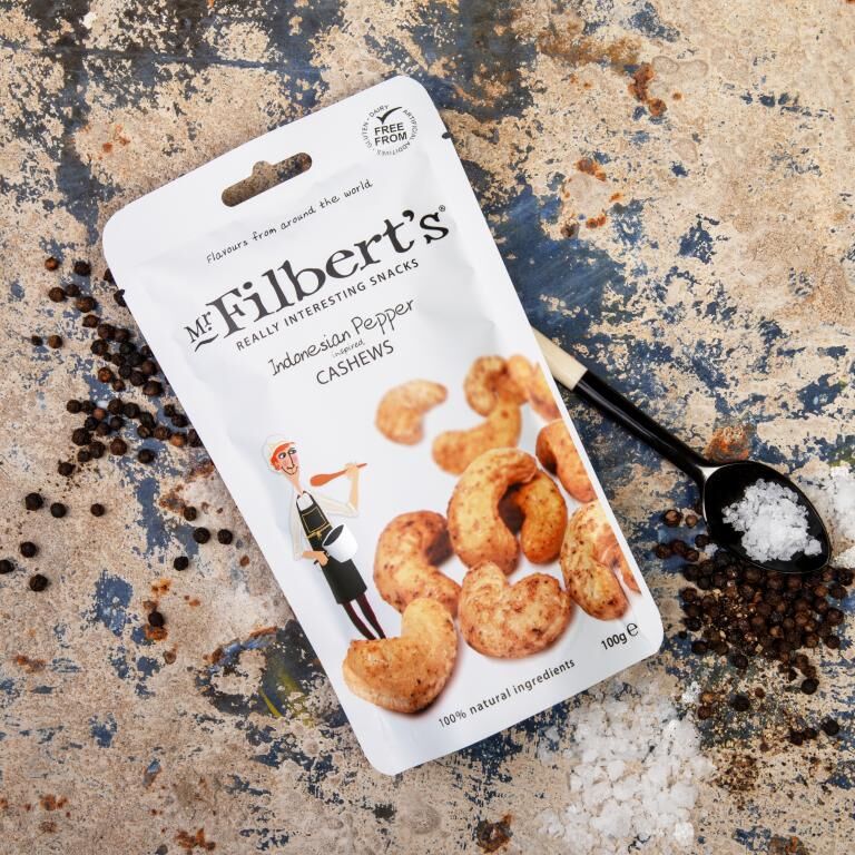Mr Filbert's Indonesian Pepper Inspired Cashews - 100gm