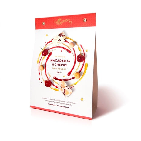 Nougat Macademia & Cherry - 225gm