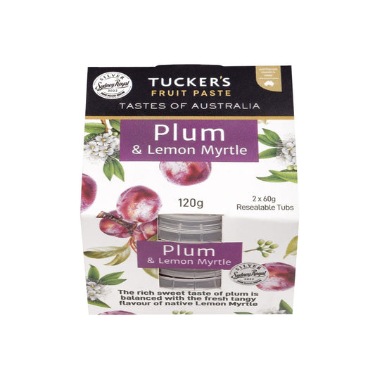 Tucker's Plum and Lemon Myrtle Paste - 2x60gm